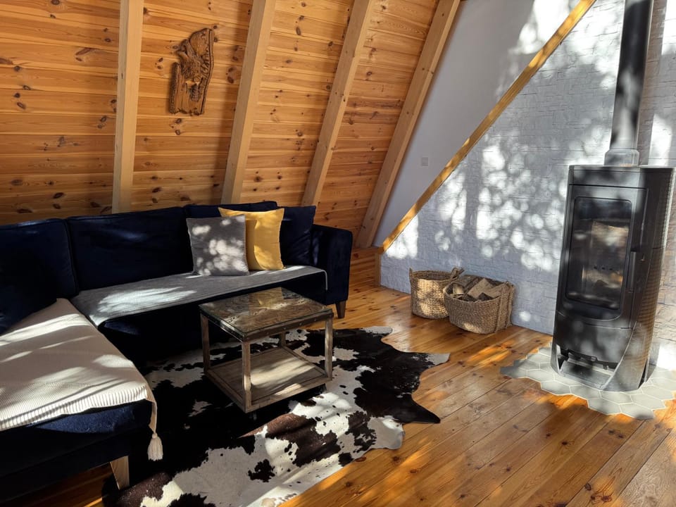 Living room, fireplace