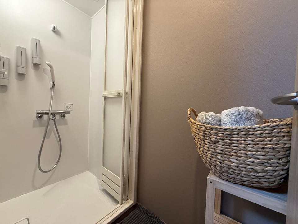 Shower, Bathroom, towels
