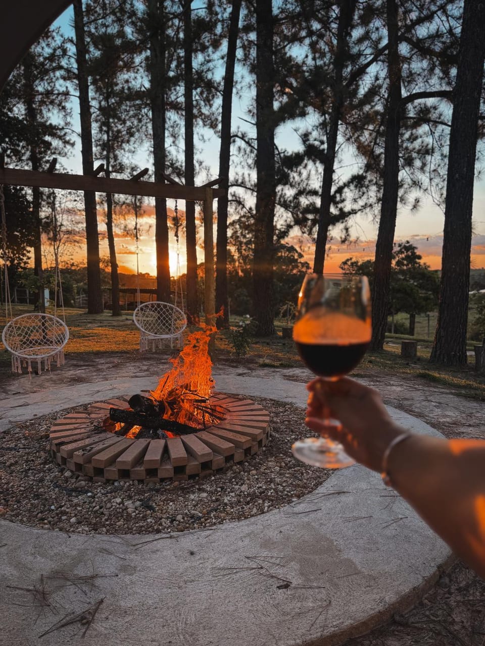 Garden, Evening entertainment, Sunrise, Sunset