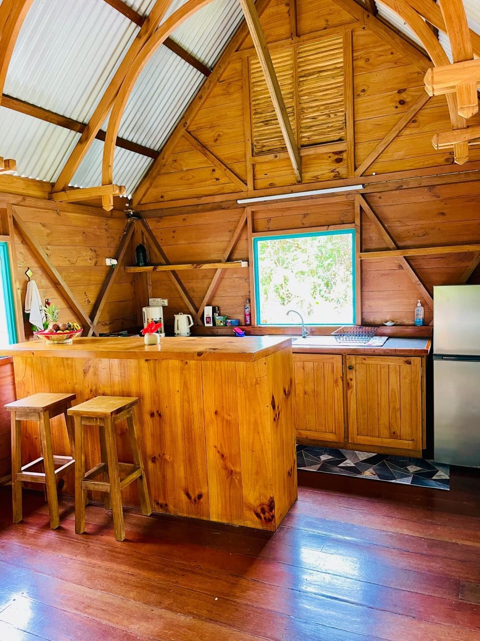 Tropical Wooden Lodge Chalet in Rivière Noire District, Mauritius