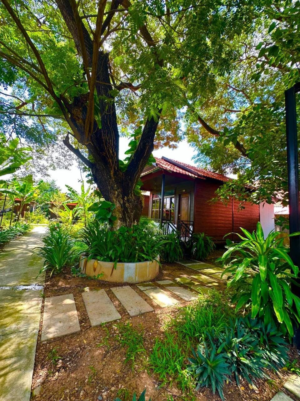 Property building, Spring, Day, Natural landscape, Garden, Garden, Garden view