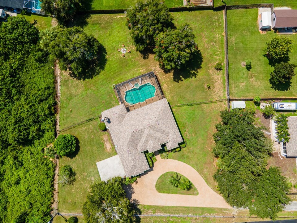 Property building, Natural landscape, Garden view, Swimming pool