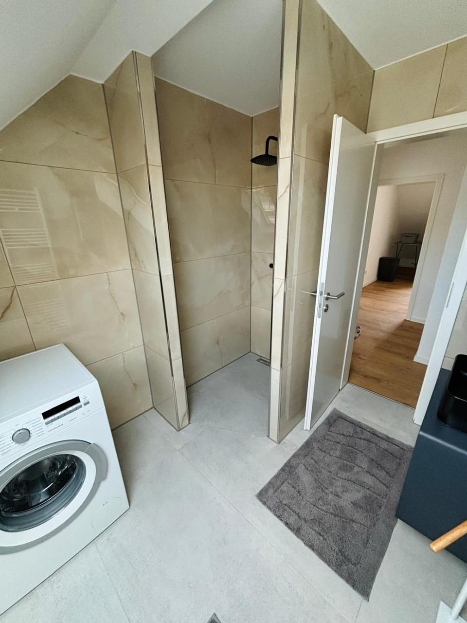 Shower, Bathroom, washing machine