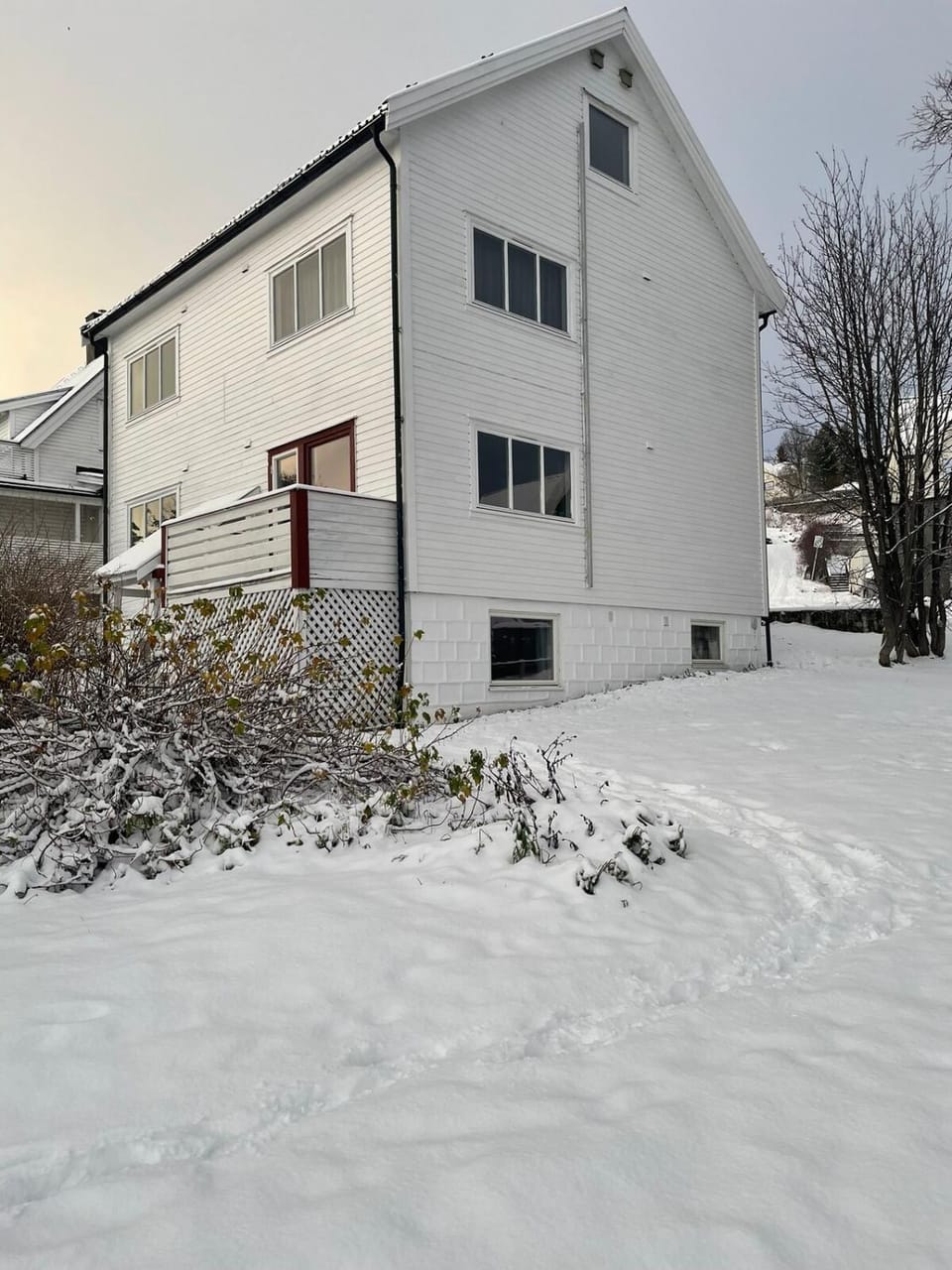 Property building, Day, Winter