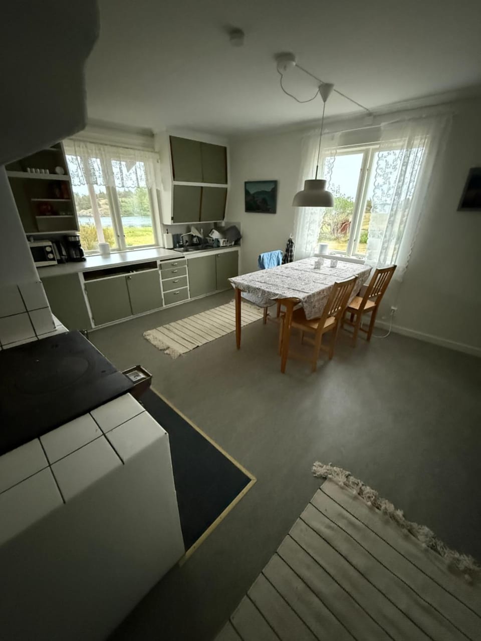 Kitchen or kitchenette, Dining area