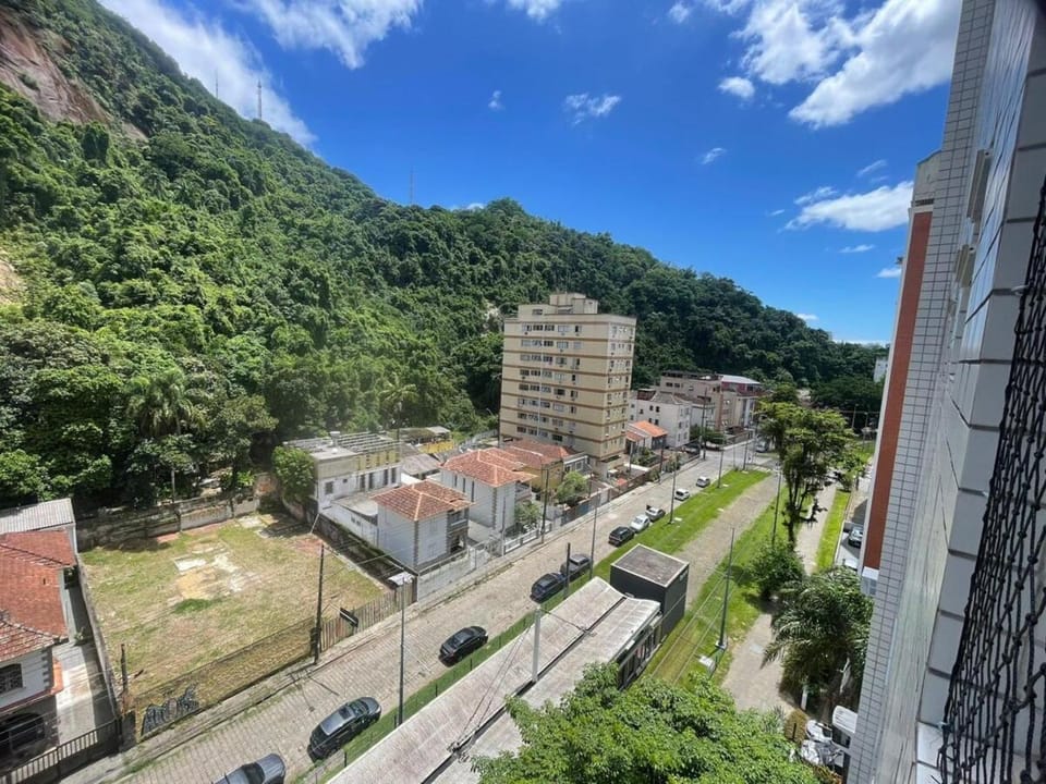 Sala Living Frente a Praia Apartment in Santos