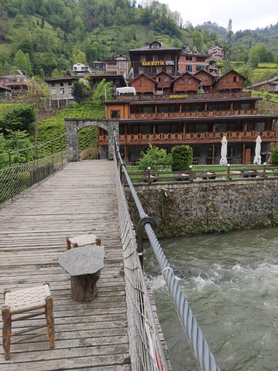 Property building, Natural landscape, River view