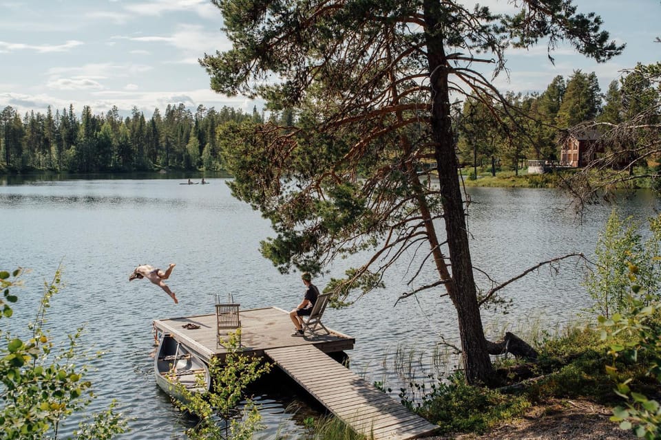 Natural landscape, Lake view