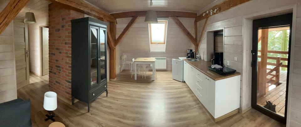 Sielski Loft Mazury w pobliżu jezior, Elganowo, Pasym Apartment in Poland