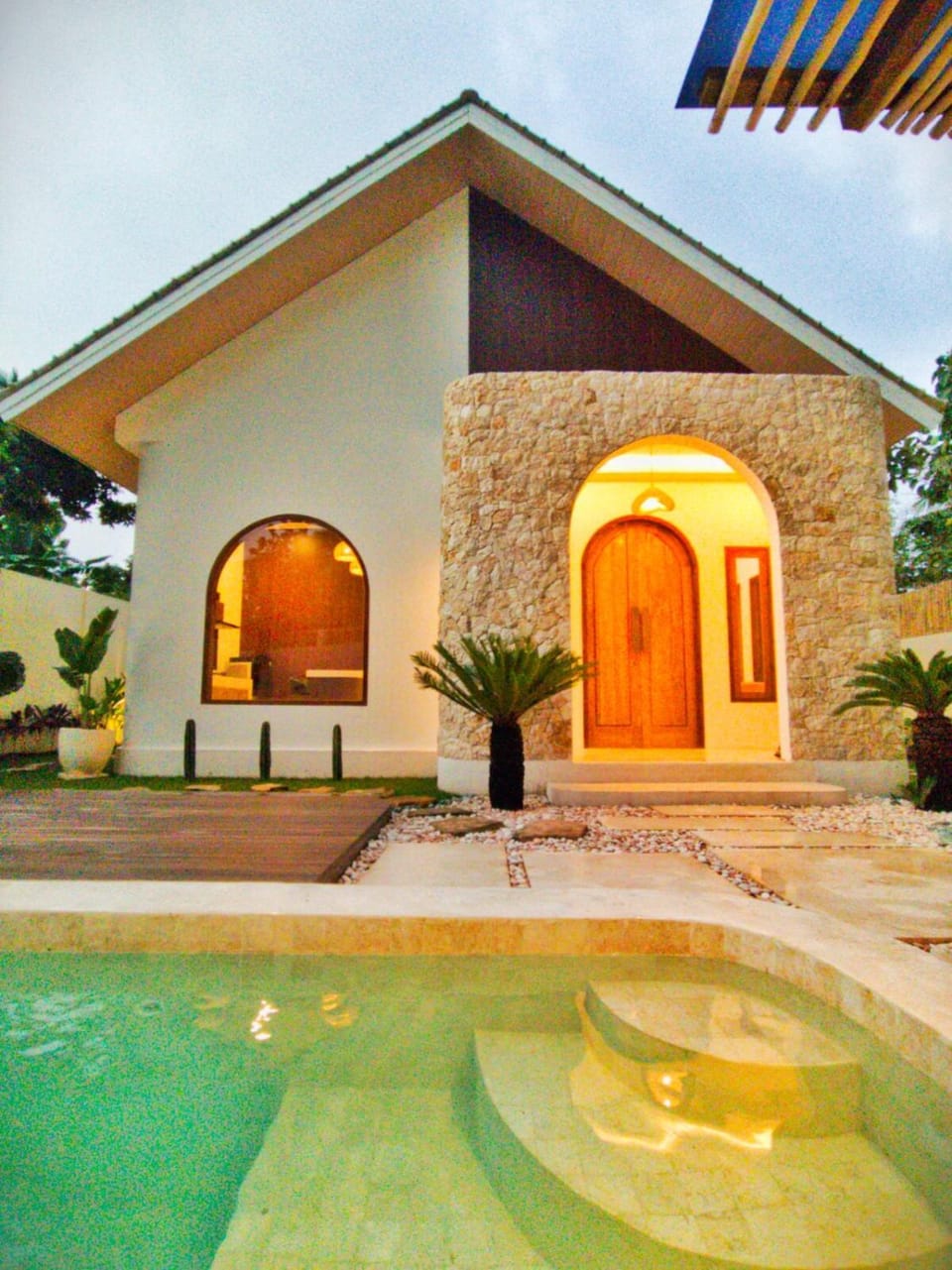 Property building, Patio, Day, Pool view, Swimming pool