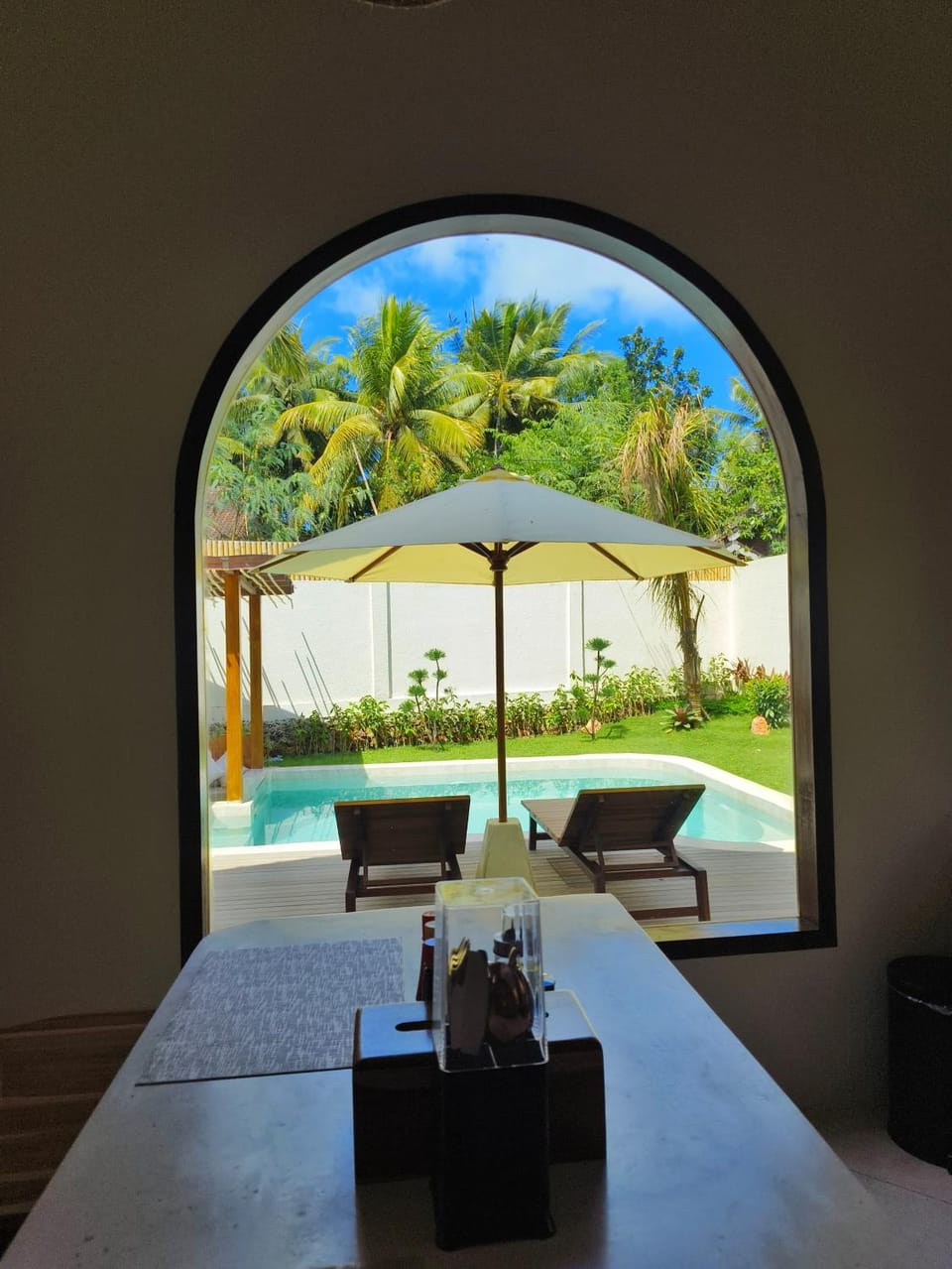 Garden, Swimming pool, sunbed