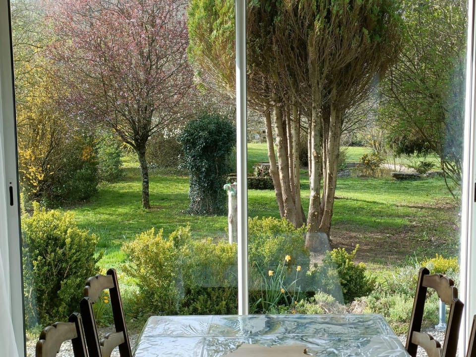 Natural landscape, Dining area, Garden view