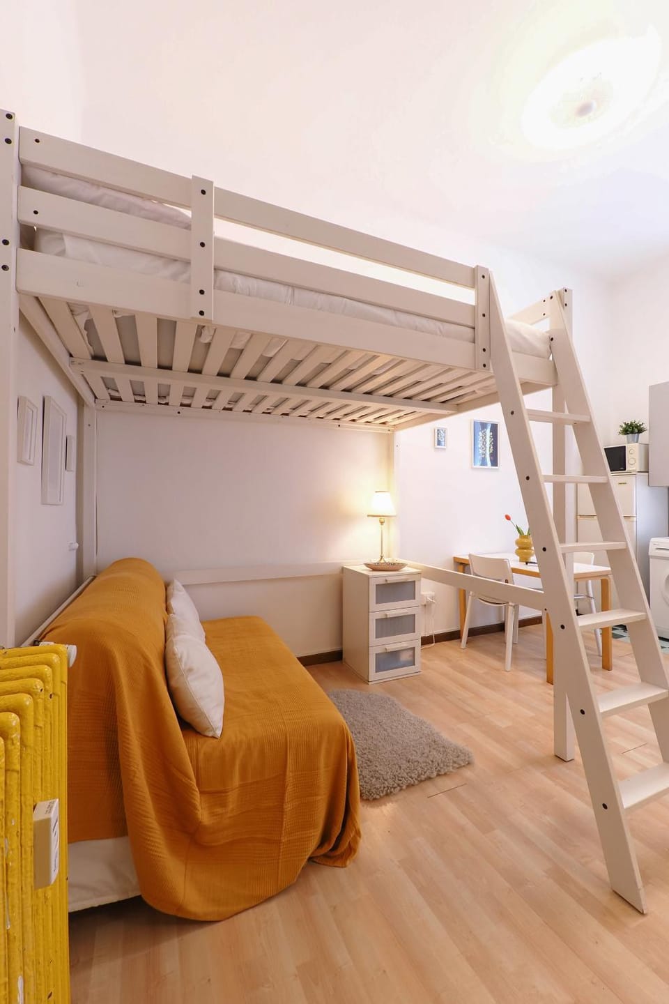 Photo of the whole room, bunk bed