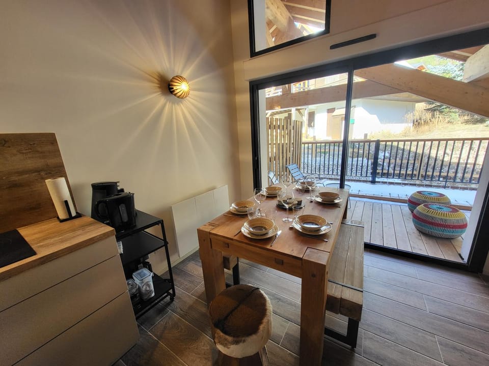 Appartement Chamois de standing avec wifi et garage Apartment in Montgenèvre