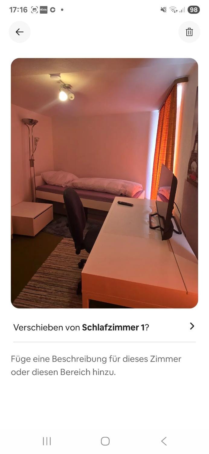 Monturezimmer in Bad Friedrichshall Apartment in Baden-Württemberg