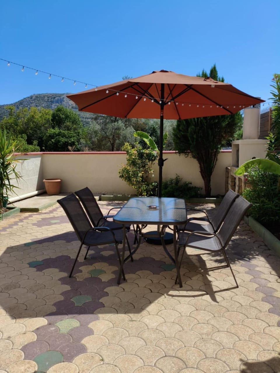 Natural landscape, Garden, Mountain view