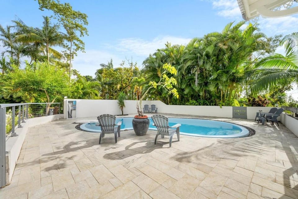 Natural landscape, Pool view, Swimming pool, sunbed