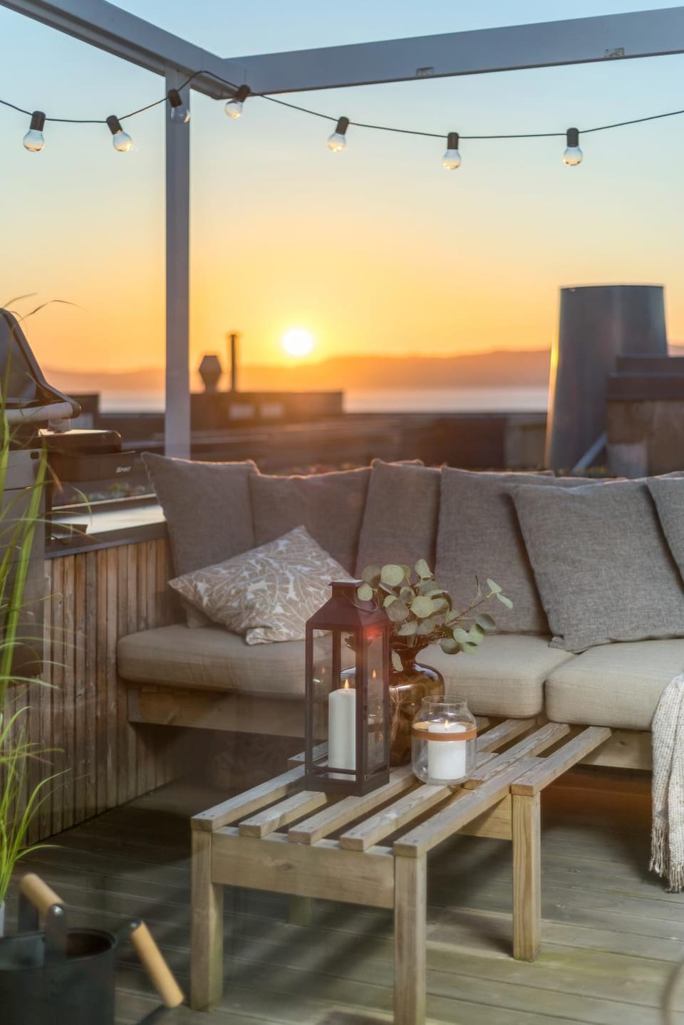 Patio, Natural landscape, View (from property/room), Balcony/Terrace, Sea view, Sunset