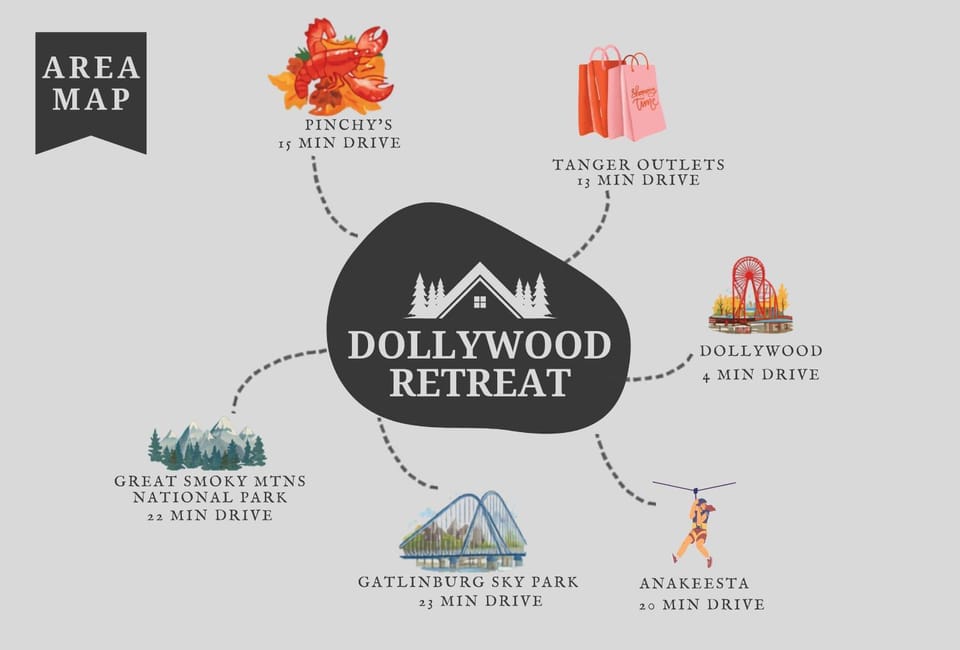 Dollywood Retreat with Hot Tub Indoor Pool & Game Room - Sleeps 11 House in Pigeon Forge