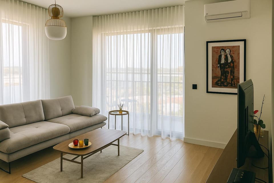 Belgrade Waterfront Kalemegdan and River View with Garage Apartment in Belgrade