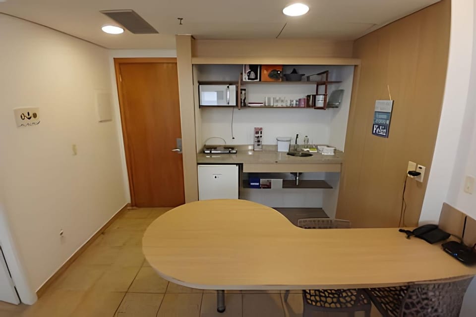 Kitchen or kitchenette, Living room, Dining area