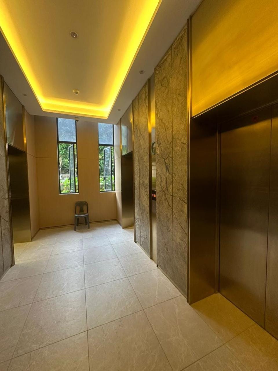 Property building, elevator