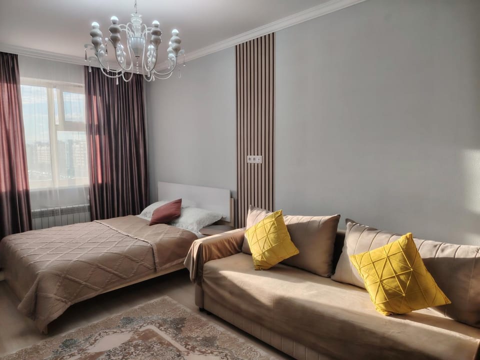 Квартира на пересечение проспектов Улы Дала и Аль-Фараби Apartment in Kazakhstan
