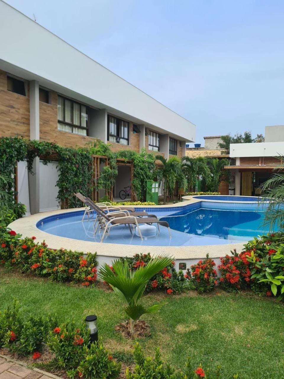 Day, Swimming pool, sunbed