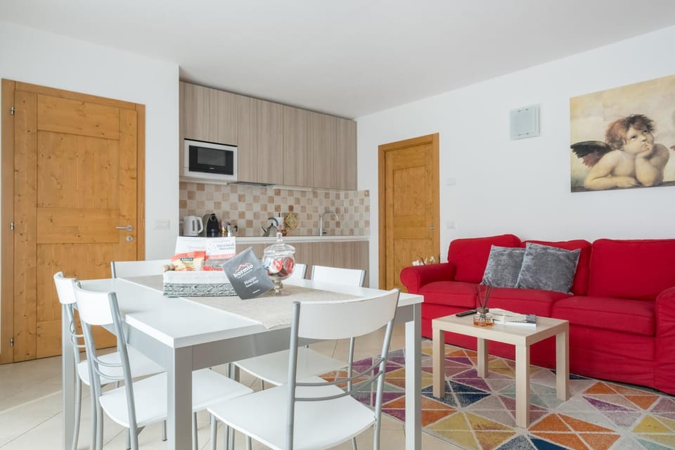 Living room, kitchen