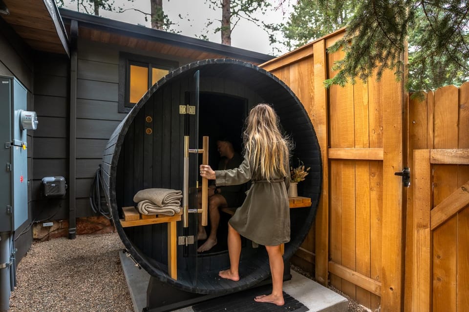 Serene Riverside Retreat with Sauna, Hot Tub, Fire Pit by Forest & Peak Retreats House in Cascade-Chipita Park