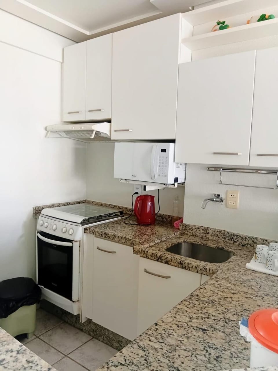Kitchen or kitchenette, oven, stove