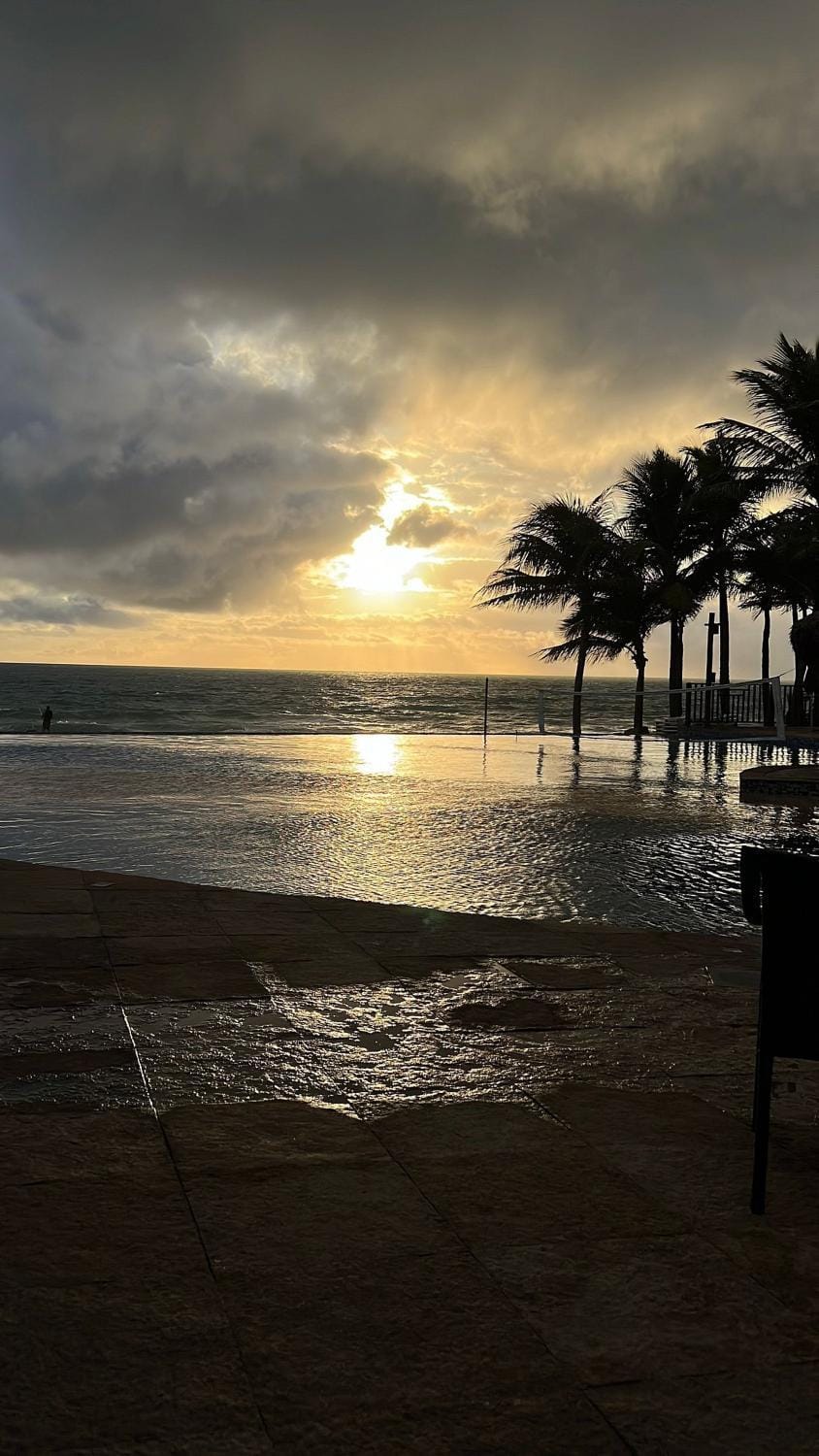 Sea view, Swimming pool, Sunrise