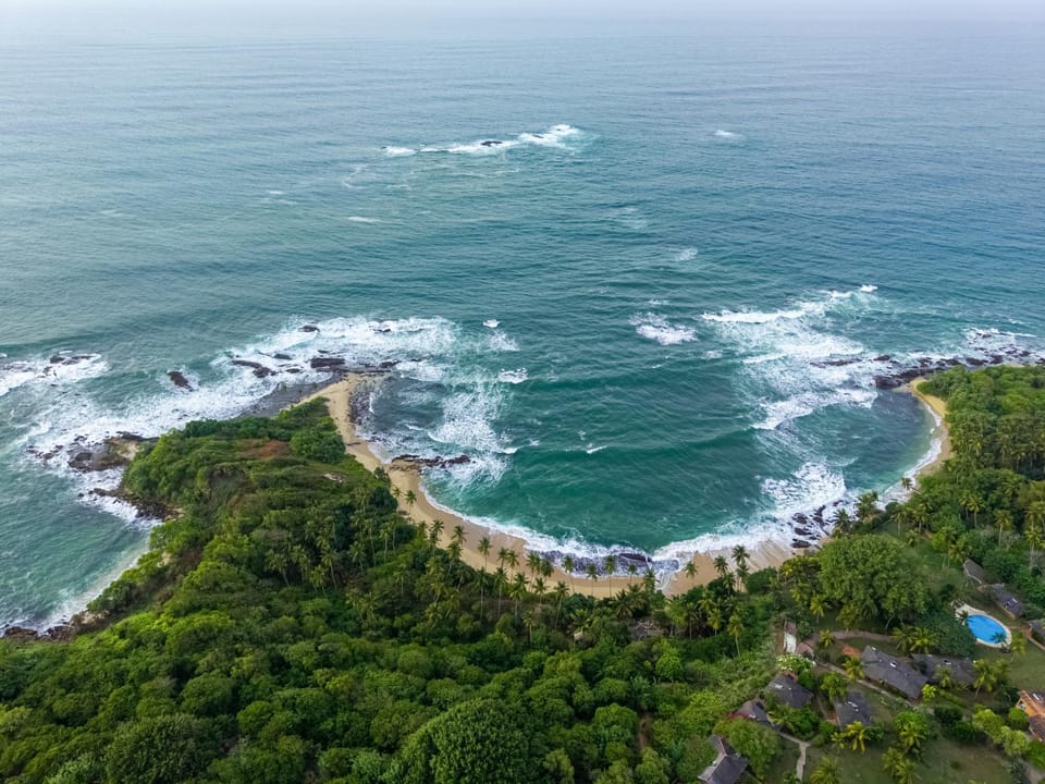 Bird's eye view, Sea view
