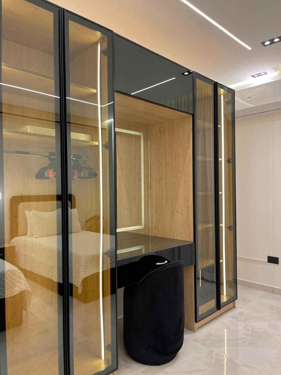 Living room, Bedroom, wardrobe