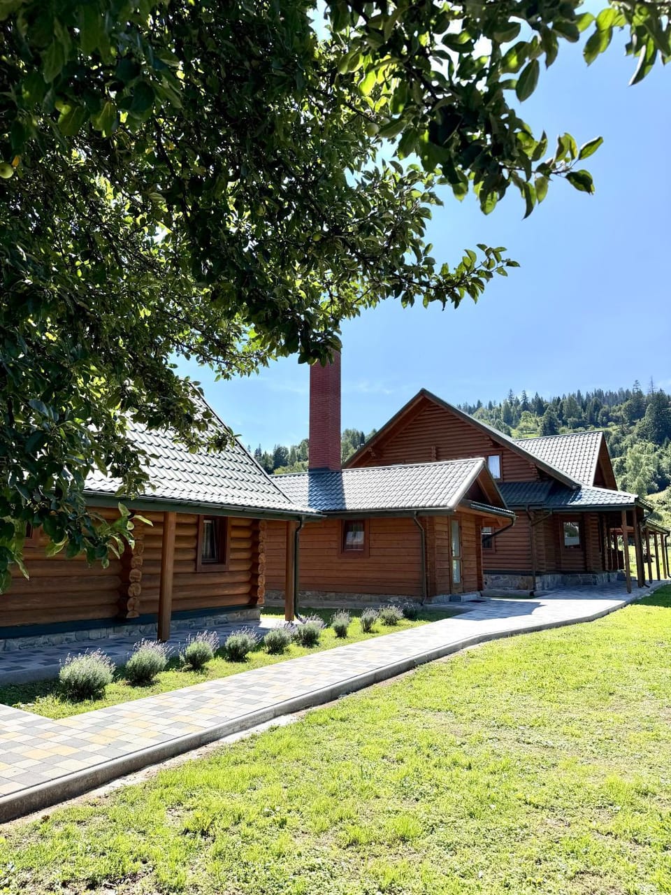 Property building, Natural landscape, Garden view