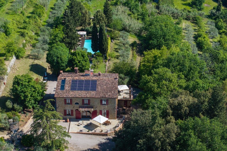 Property building, Bird's eye view, Garden view, Pool view