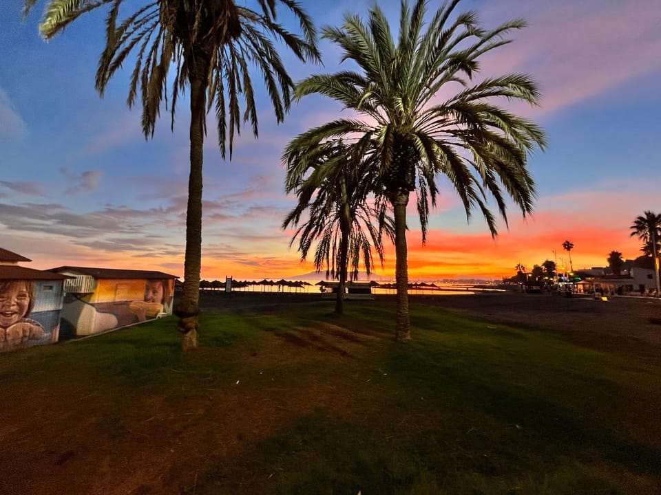 Natural landscape, Sunset