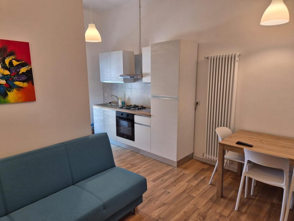 Kitchen or kitchenette, Living room, Dining area
