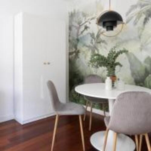 Living room, Seating area, Dining area