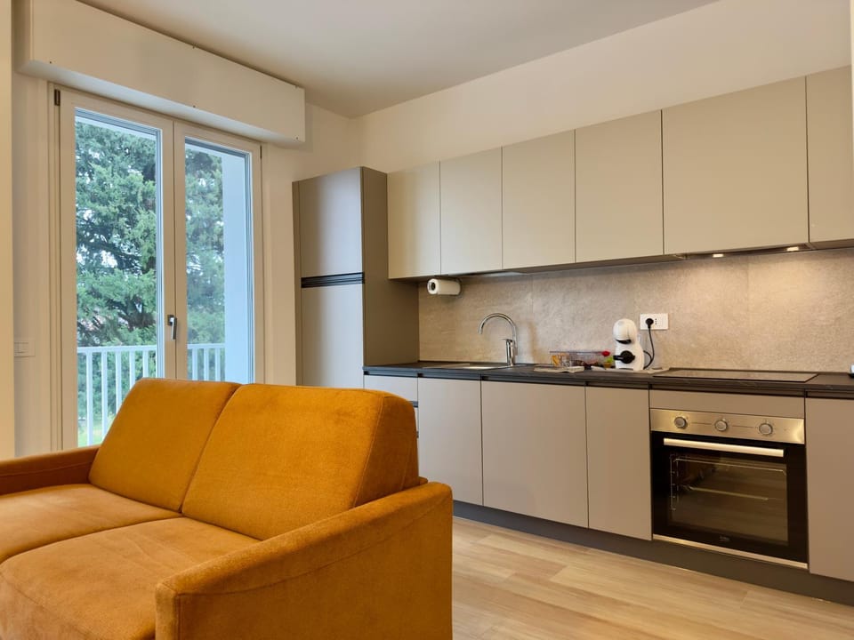 Kitchen or kitchenette, Living room, Dining area, stove, kitchen, kitchen
