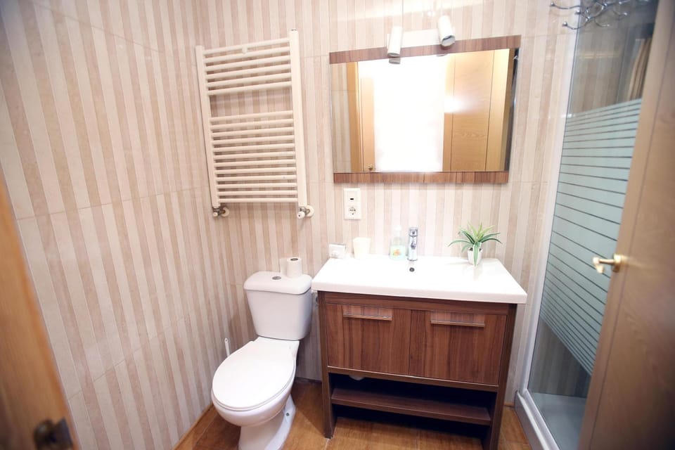 Shower, Toilet, Bathroom, towels