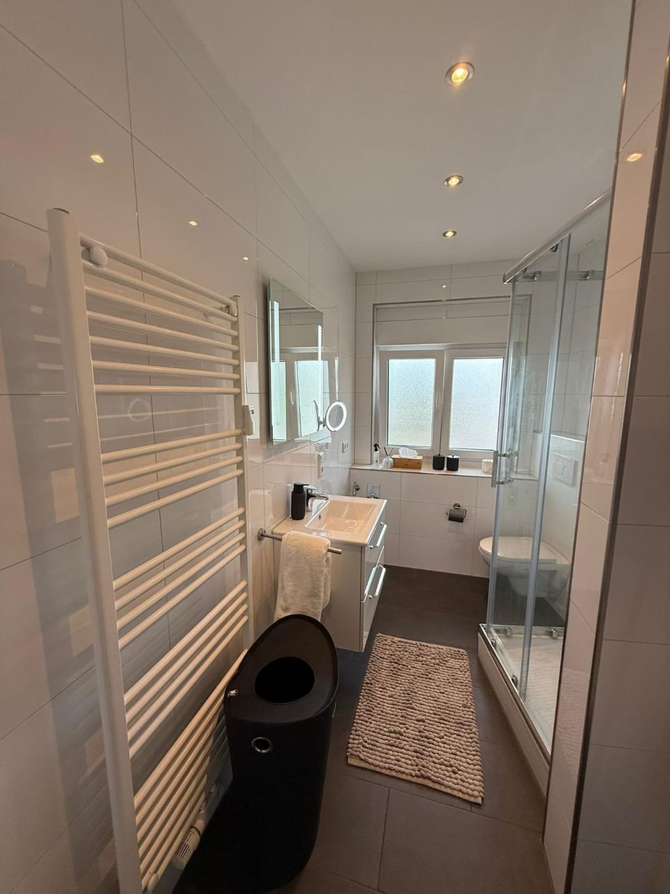 Shower, Toilet, Bathroom, towels