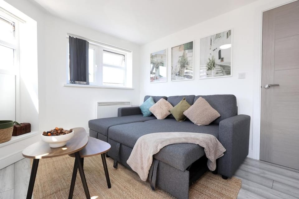Bed, Living room, Photo of the whole room, Seating area, Bedroom