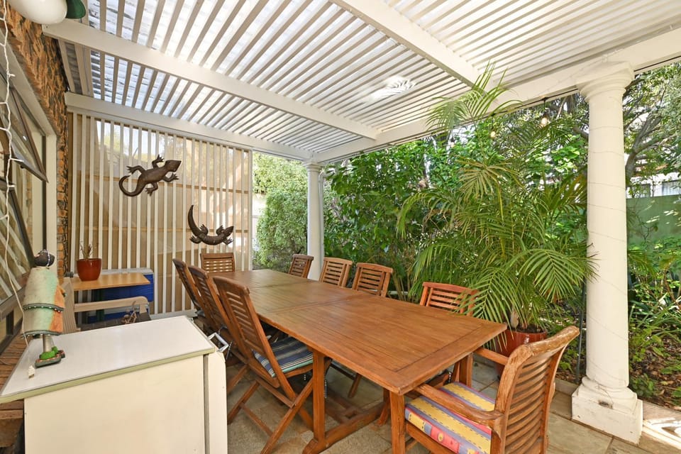 Patio, Natural landscape, Seating area, Garden view