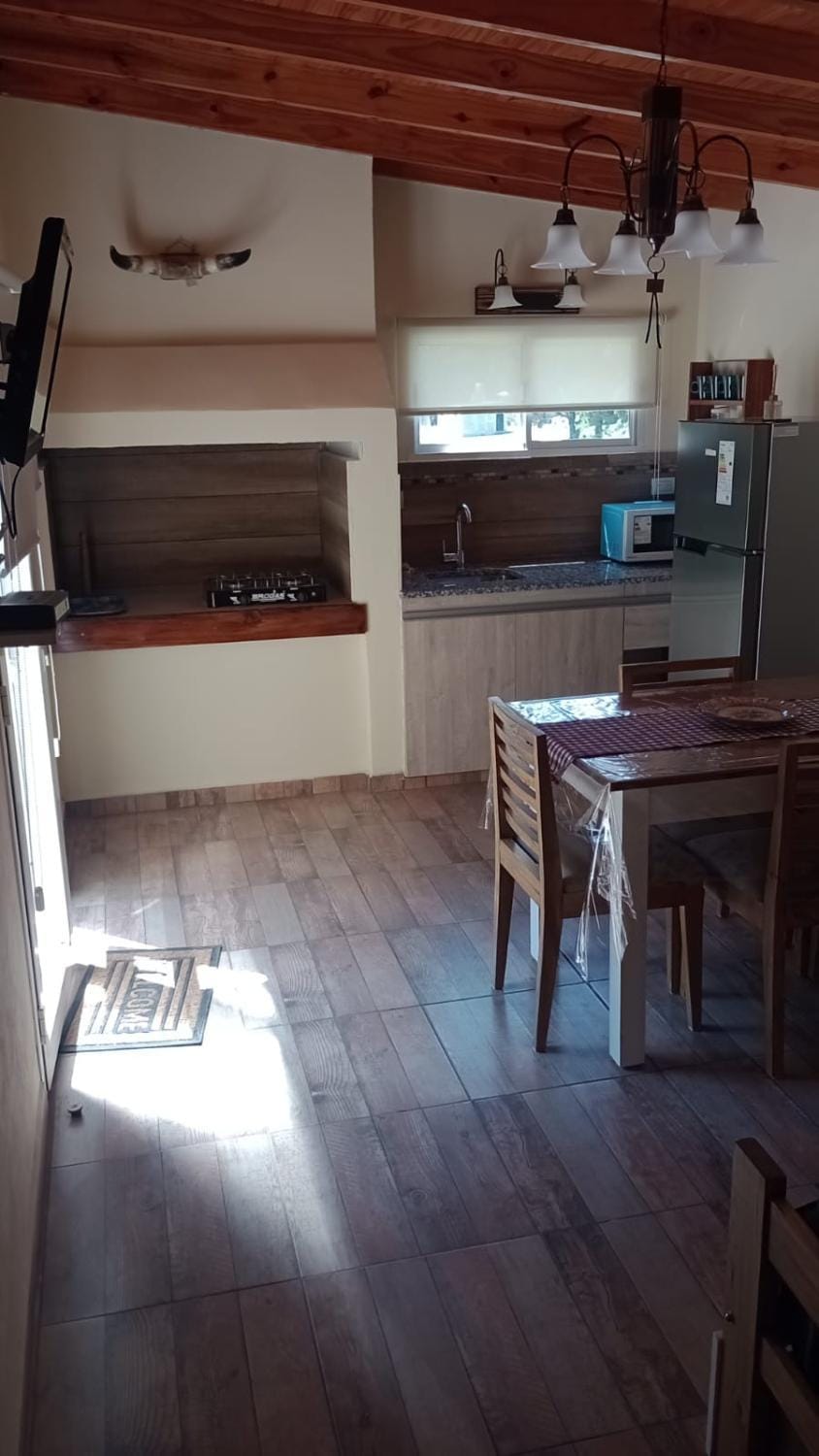 Kitchen or kitchenette, Dining area, oven, stove