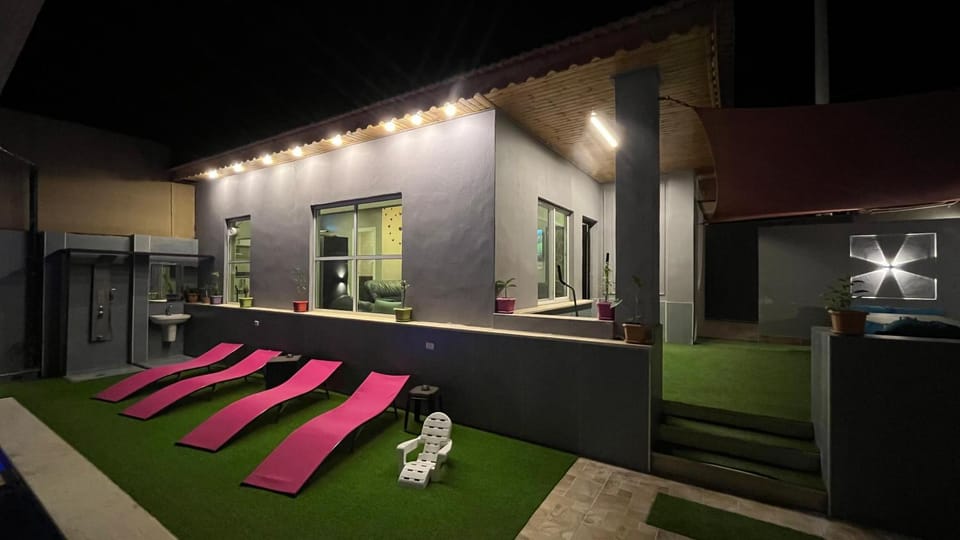 Night, Seating area, Garden view, sunbed