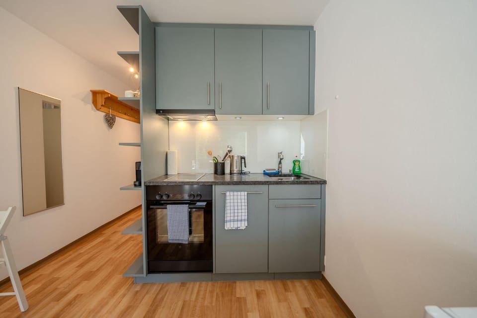 Coffee/tea facilities, Kitchen or kitchenette, dishwasher, oven, stove