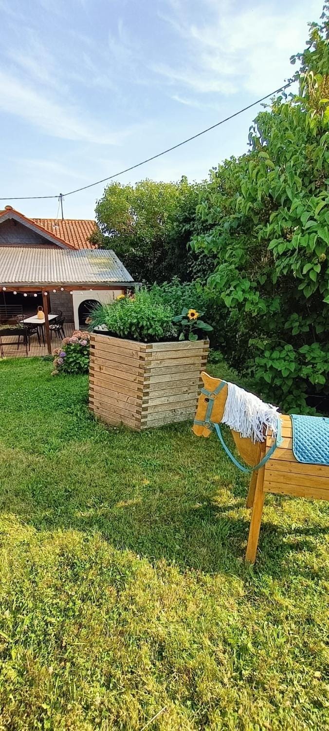 Property building, Garden, Garden view