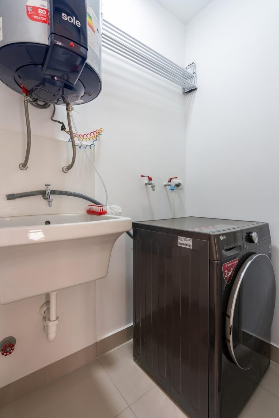 Toilet, washing machine, dryer