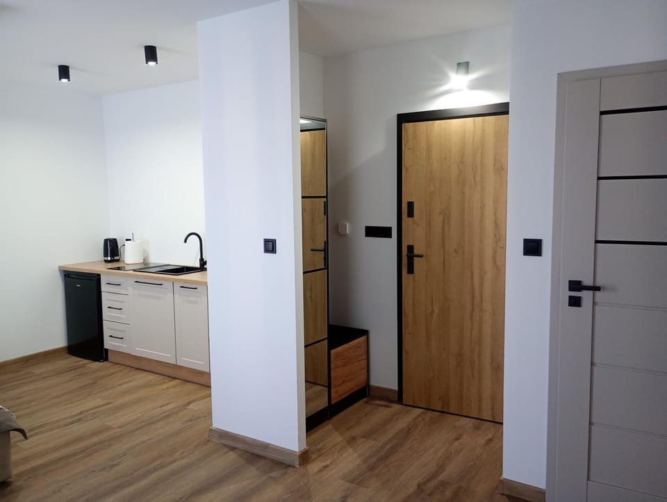 Kitchen or kitchenette, wardrobe